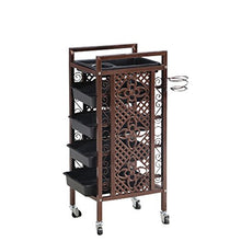 ChangDe Scaffale CHDE Carrello - Scaffale Mobile Multifunzionale Utensili per Parrucchieri Multistrato Car Barber Shop Beauty Shop Carrello Piccolo Mobile Carrello degli Attrezzi (Color : A)