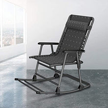 Summer Recliner Pieghevole Lounge Chair Lazy Office Outdoor Beach Sedia a Dondolo Sedia ospedaliera Sedia per Patio Regolabile
