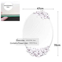 AJH Home Specchio da toeletta Specchio da Trucco Specchio da Trucco Rotondo Ricaricabile USB Specchio per Trucco Illuminato con luci dimmerabili Specchi Touch Screen