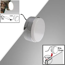 Fackelmann - Set di mobili da Bagno a LED per Ospiti Scuri, con lavandino e Specchio, 45 cm, 4 Pezzi