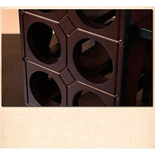 Decorazione Domestica Vino Rack Pratica di Legno Vino Rack controsoffitto 6 Bicchieri di Vino Rack 7 Wine Bottle Holder Container