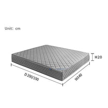 Letto doppio elegante per mobili da camera da letto, colore: bianco
