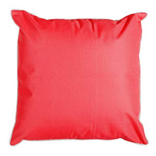 Ldk Garden Cuscino a righe in poliestere per giardino, 45 x 45 cm, rosso/bianco