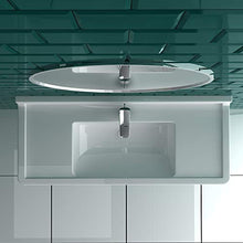 Duravit Starck 3 - Lavabo per mobili, larghezza 105 cm, con 1 foro per rubinetto, con protezione contro troppopieno, lavabo, lavabo, con materiale di fissaggio per montaggio a parete