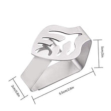 Piaoliangxue Clip per tovaglia in Acciaio Inossidabile da 4 Pezzi - Supporti per tovaglie autoregolanti - Morsetti Decorativi per tovaglie - per Feste Fai da Te per Matrimoni Barbecue all'aperto (A)