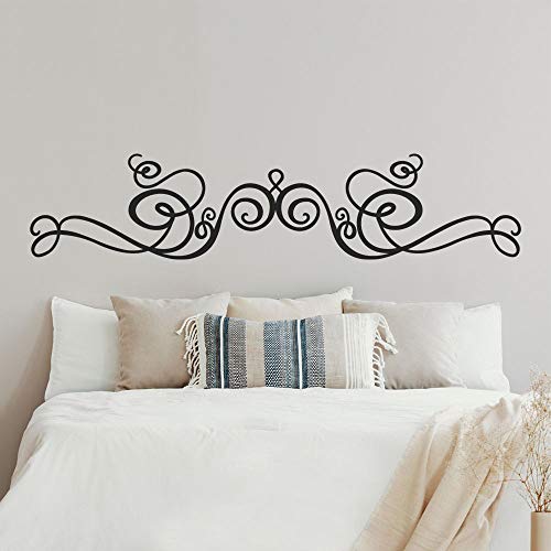 T-MK332 - Adesivi per testiera del letto, 30 x 140 cm, colore: Nero