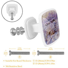 Acquarello originale 4 PCS Pomelli per Porta, Pomolo per Mobile, Pomelli per Mobili con Viti, Maniglia per Armadietto, Pomelli per Porta, Pomelli per Cassetti per Porta, Armadio, Cassetto e Credenza