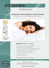 allsaneo Premium Encasing, coprimaterasso 180 x 200 x 30 cm, per chi soffre di allergie, extra morbido e leggero, rivestimento intermedio antiacaro per materasso