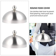 Cabilock Bistecca in Acciaio Inox Copertura del Cibo con Manico Copertura della Cupola del Cibo Cupola di Fusione del Formaggio Coperchio per Cottura a Vapore Coperchio per Imbastitura