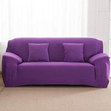 Cafopgrill Fodere Copridivani Universale, Copridivano Elastico antiruggine Copertura Divano copridivano/Due/Tre/Quattro posti Viola Ideale per poltrone, divani(3 Seater ：190-230cm)