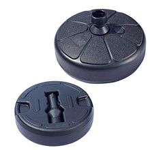 Base per ombrellone, Base per ombrellone a colonna centrale, Base per ombrellone da giardino circolare in plastica per iniezione d'acqua, Base per ombrellone da esterno Supporto per ombrellone rotondo