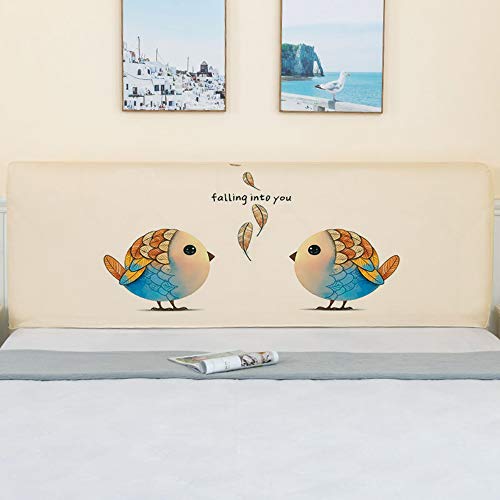 Copri Testata Letto Matrimoniale Elastica Fodera Elastica Protezione Peluche Testata Addensare Elastico All-inclusive Coperchio Europeo Soft Cover Lavabile Testata Letto,Color10-200 * 70cm