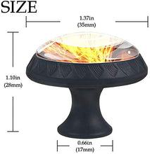 Icone del cuore di fuoco di amore Pomelli per Porta Set di 4 Pomelli per Mobili Manopole per Cassetti Cucina Armadio Vetro