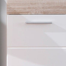 trendteam smart living Mobili, Derivato del Legno, Bianco Lucente, 37 x 79 x 31 cm