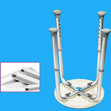 Sgabello doccia 8 Regolazioni di Altezza Sgabello Doccia In Lega di Alluminio Telaio Rotazione 360 ° Montaggio Impermeabile Mute Antiscivolo Sgabello Da Bagno
