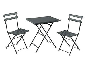 EMU Set da Esterno Arc EN Ciel Ferro Antico Tavolo 70X50CM + 2 SEDIE