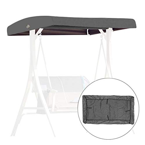 QOTSTEOS Tettoia di Ricambio Impermeabile Tenda da Sole per Esterni Coperture per Altalena da Tetto per Altalena 2 e 3 posti Altalena da Giardino Copertura Superiore Altalena da Giardino Amaca Tetto
