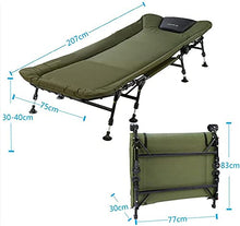 CDFC Navy Green Single Pieghevole Lettino Siesta Bed Camera da Letto Letto Adulto Ufficio reclinabile reclinabile Colazione Rottura accompagnata Beach Letto Letto all'aperto Letti unive