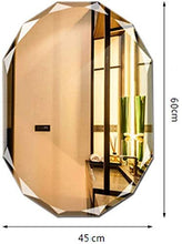 FGDSA Specchio HD - Rettifica per Bagno Frameless Parete Decorativa Multi-Bordo Moderna Lavaggio Trucco 45 * 60 Cm