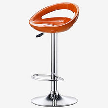 QinWenYan Sgabelli da Bar I Moderni Girevole Regolabile Sgabello da Bar Banchi Bar Alta Tavolo da Cucina Idraulico E Sedie Sedia da Bar (Color : Orange, Size : 80X40X40CM)