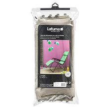 Lafuma Tessuto Batyline con poggiatesta per sedia a sdraio R Clip, Colore: Segale, LFM2841-8548