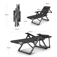 Lettino Prendisole,Sedia Pieghevole da Giardino Reclinabile con Braccioli Massaggianti, Tappetino in Cotone Staccabile E Poggiatesta,per Piscina/All'aperto, Supporto 300 kg