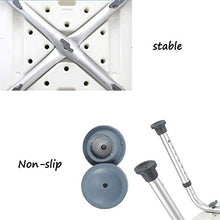 Sgabello per Doccia Sgabello da doccia Bagno Seat Sgabello da bagno Sedia da bagno - Altezza regolabile - antiscivolo - Alluminio leggero - Anziani Donne disabili Sedia da bagno per donna incinta