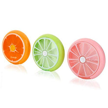 N/V Portatile Forma Rotonda Piccola Medicina Pill Box Portatile 7 Giorni Settimanale Viaggio Medicina Titolare Tablet Storage Caso Contenitore
