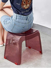 AJH Sgabello da Bagno, Sgabello di Sicurezza per Doccia, Sgabello per Cambio Scarpe in plastica Spessa, Moderno, Minimalista, Antiscivolo, Piccola Panca Adatta per Donne incin