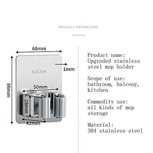 ZXCASDF Scopa Gancio Portante Forte Connessione Punzonatura Fermaglio Mobilia Forte WC Viscosa Gancio Parete Mop può Essere Rimosso E Lavato per Risparmiare Spazio