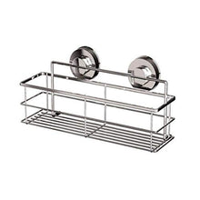 ZYNSGYYS Mensola Doccia No Foratura Profonda Mensole Doccia Caddies Basket archiviazione Ventose in Acciaio Inox con Montaggio a Parete 30cm / 12 Pollici 0111