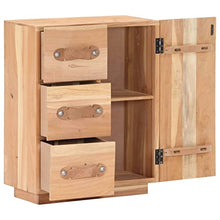 vidaXL Credenza Madia Mobile Armadietto Armadio Mobiletto Alto Portaoggetti Cassa Cassapanca Mobili 60x30x75 cm in Legno Massello di Recupero
