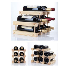 Portabottiglie per Vino Espandibile modulare Free Standing di Vino di Legno Rack da qualità di Legno Solido, Robusto Bottiglia Racking di immagazzinaggio Perfetto for la Cucina Scaffale per Vino