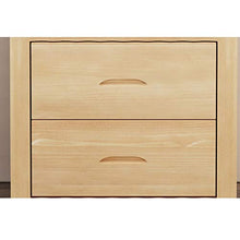 Comodino In Legno Massello, con Camera da Letto con Cassetti, Moderno E Semplice Contenitore Piccolo Armadio Contenitore 2 Peso 300 Kg-50x41x50 Cm FANJIANI