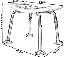 Bath Chair Anziani Bagno Sgabello Antiscivolo da Bagno Sgabello Incinta Doccia Donna invalida Sgabello Piazza Sgabello Piccola Panca Sicurezza