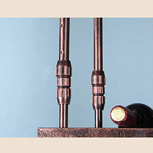 Nfudishpu Portabottiglie, Materiale in Ferro battuto, Porta Bicchiere Vino Europeo e portabottiglie Appendere Creativo l'archiviazione Domestica