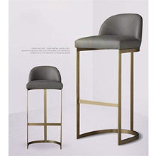 C-J-X STOOL/CHAIR Sedie da Bar Dell'hotel per Cucine, Sgabelli da Bar per La Decorazione Domestica Sedia da Pranzo Durevole Stabile Sgabello per Trucco con Struttura in Metallo(Color:Grigio)