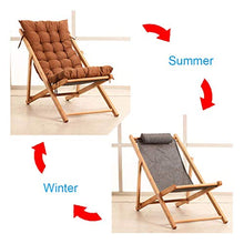 Sywlwxkq Sedia Relax per Ufficio con Balcone Sedie a Sdraio Classiche Tradizionali con braccioli Struttura in Legno Duro | Lettini Prendisole Reclinabili | Sedia da Giardino Pieghevole recl