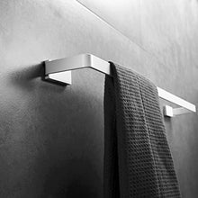 Beelee 40cm Acciaio Inox Porta Asciugamani da Parete Appendi Asciugamani per Bagno, Pittura Bianca, BA19301C-40