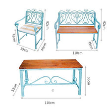 Panca da Giardino Panchina da Esterno In Ghisa,Panchina Per Il Tempo Libero Con Schienale E Braccioli,Sedia da Veranda Resistente Alle Intemperie,Tavoli E Sedie del Balcone del Cortile del Prato