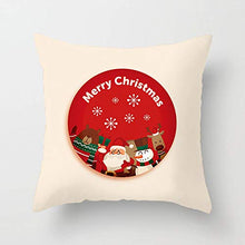 SHENSHI Federe Cuscini Divano 45X45,Semplice Motivo Natalizio Fodere per Cuscini, Ufficio Auto Soggiorno Divano Fodera per Cuscino Lombare, Decorazioni per La Casa Set di 4 Articoli, Pupazzo di Neve