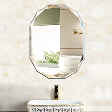 Chenbz Specchio per Il Trucco Minimalista Poligonale, Specchio per Il Bagno Creativo della Parete del Bagno, Specchio del cassettone a Parete