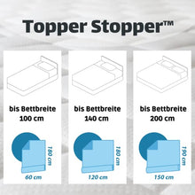 Topper Stopper - Tappetino antiscivolo premium per letti boxspring, topper e materassi, sottomaterasso di dimensioni 60 x 180 cm