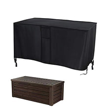 POMER, copertura per contenitore in tessuto Oxford impermeabile, 132 x 44 x 57 cm, con fibbie e maniglie per Keter, Suncast