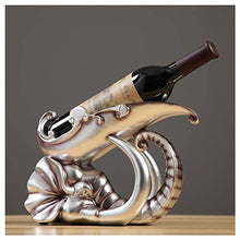 Porta bottiglie da vino Elephant Wine Rack creativa Mestieri della resina vino Holder Scultura Desktop vino Magazzinaggio il basamento for la cantina, casa del regalo della decorazione Scaffale portab