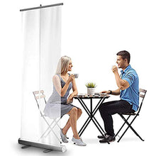 Topniu. □ Per il business □ Piano Startning Start Stardies Schermatura protettiva Schermo di protezione trasparente in lega di alluminio telescopico roll up protettivo barriera Reception ufficio divis