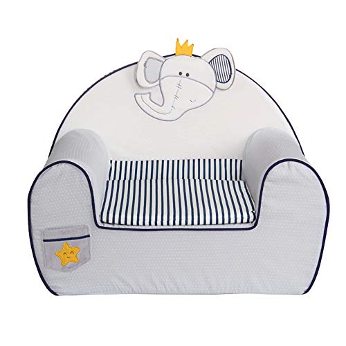 Divano per bambini For bambini di lettura divano Imparare seggiolino for bambini Poltrona adatta for la casa Utilizzando Interno ed esterno ( Colore : Bianca , Dimensione : 42x42x56cm )