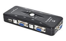 SaySure - 4 Port hub USB 2.0 KVM VGA/SVGA Switch Box Adapter