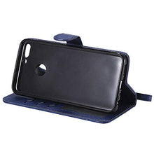 Bear Village Cover Huawei P Smart, Custodia Premium Flip Custodia per Huawei P Smart, Custodia con Porta Carte e Chiusura Magnetica, Blu