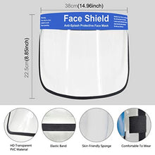 Cabilock 1Pc Maschera Protettiva Antispruzzo per Olio Maschera Protettiva Trasparente Multiuso Maschera Protettiva di Sicurezza Protezione Occhi E Viso per Cucina Esterna (Blu)